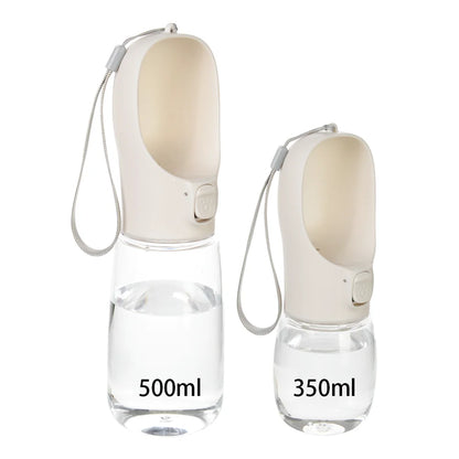 Cream trail bottle shown in two sizes